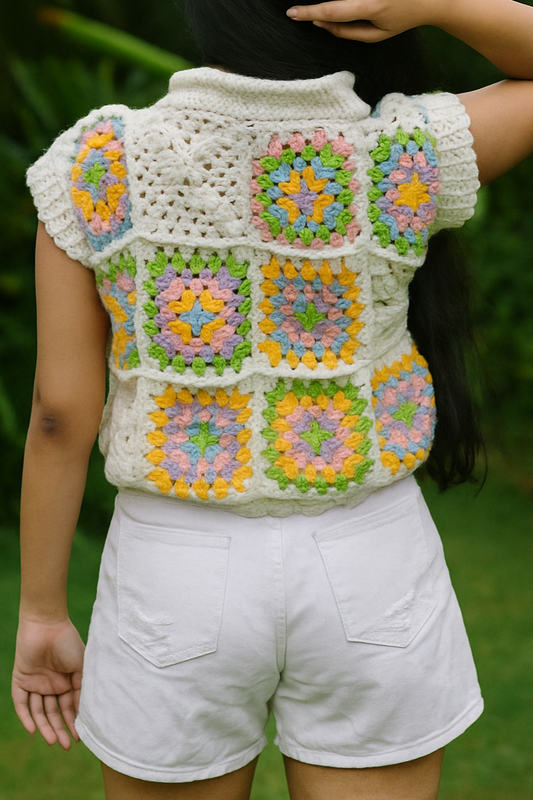 Pastel Crochet Shirt